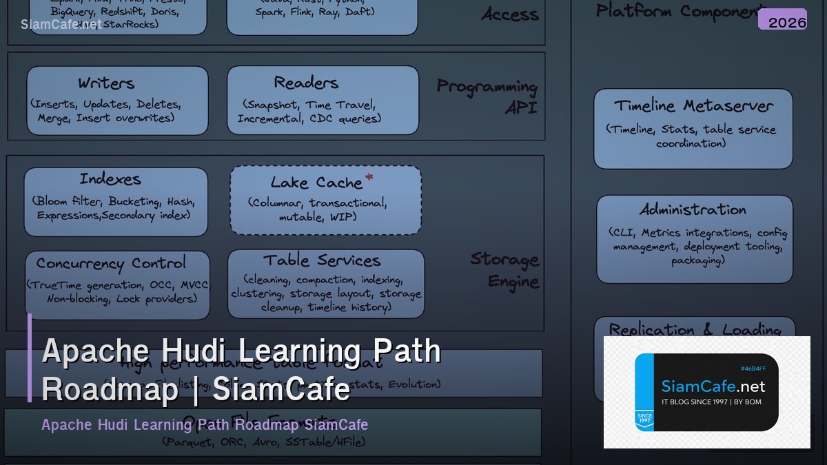 apache hudi learning path roadmap