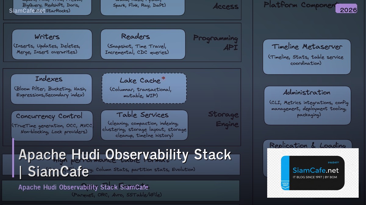 apache hudi observability stack