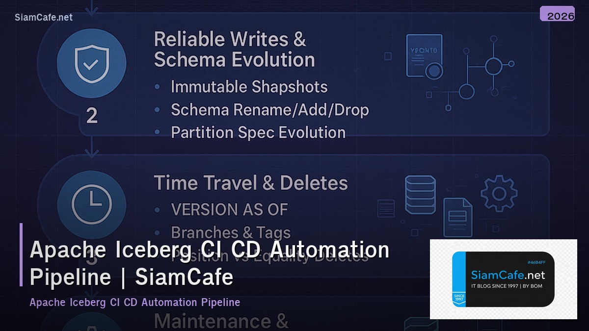 apache iceberg ci cd automation pipeline