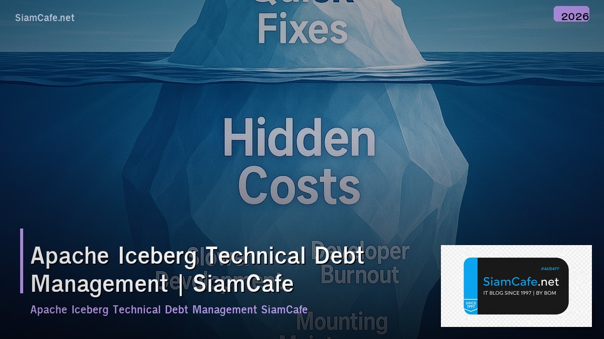 apache iceberg technical debt management