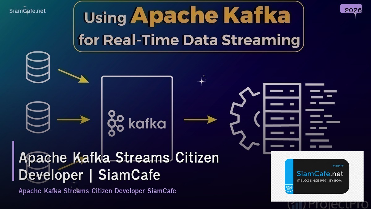 apache kafka streams citizen developer