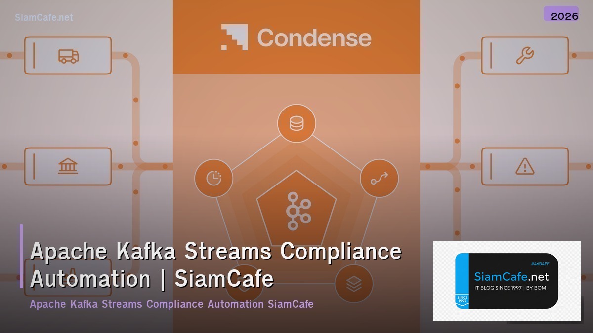 apache kafka streams compliance automation
