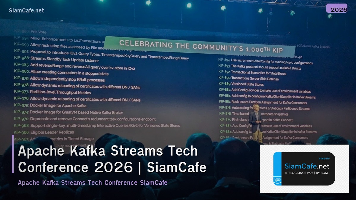 apache kafka streams tech conference 2026
