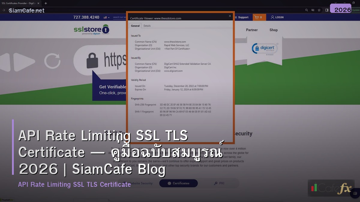 api rate limiting ssl tls certificate