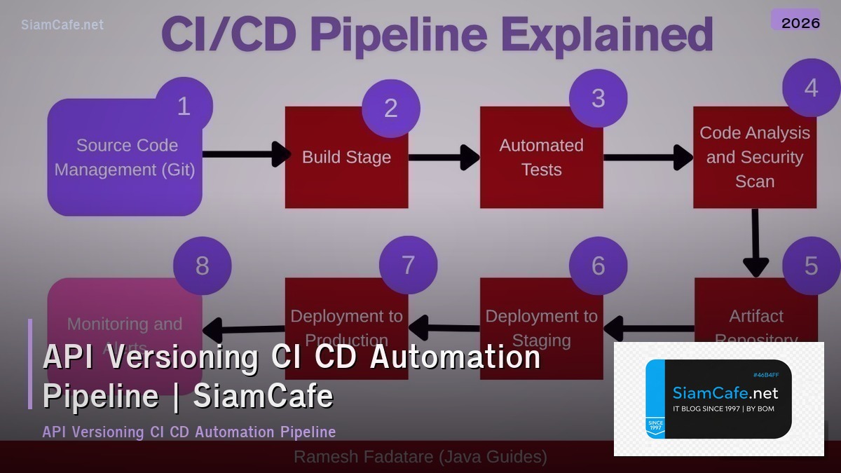 api versioning ci cd automation pipeline