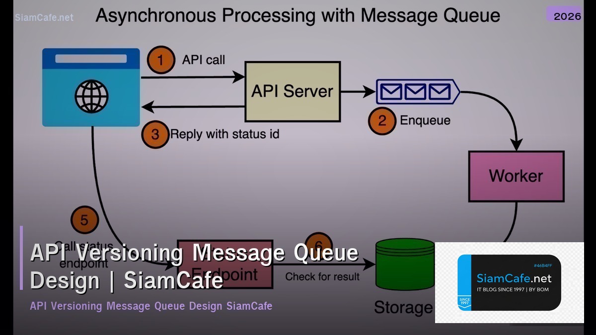 api versioning message queue design