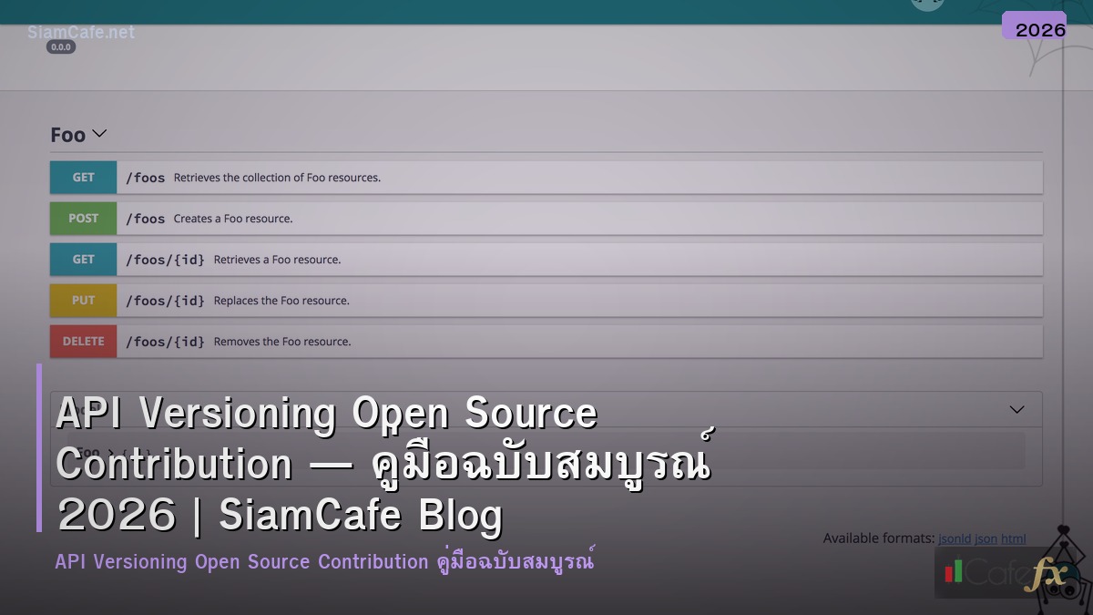 api versioning open source contribution