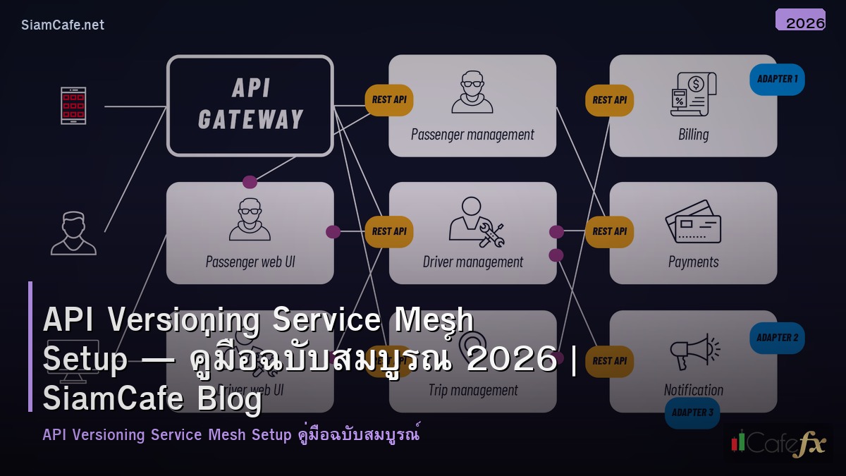 api versioning service mesh setup