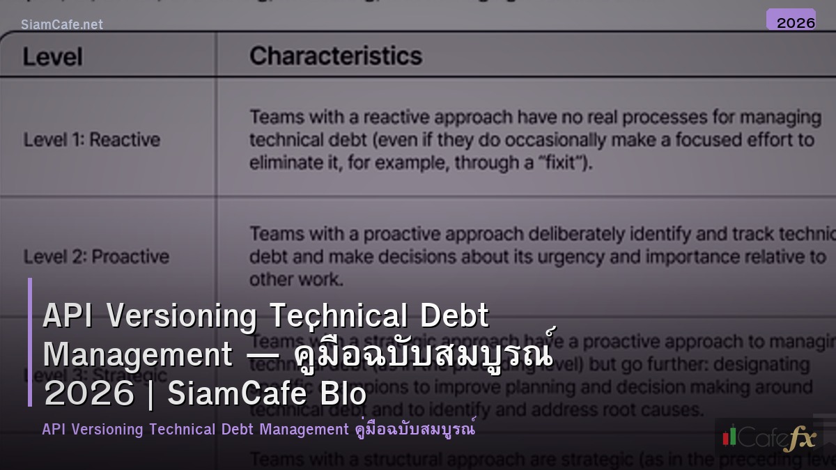 api versioning technical debt management