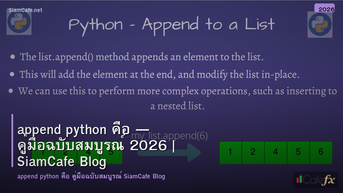 append python คอ