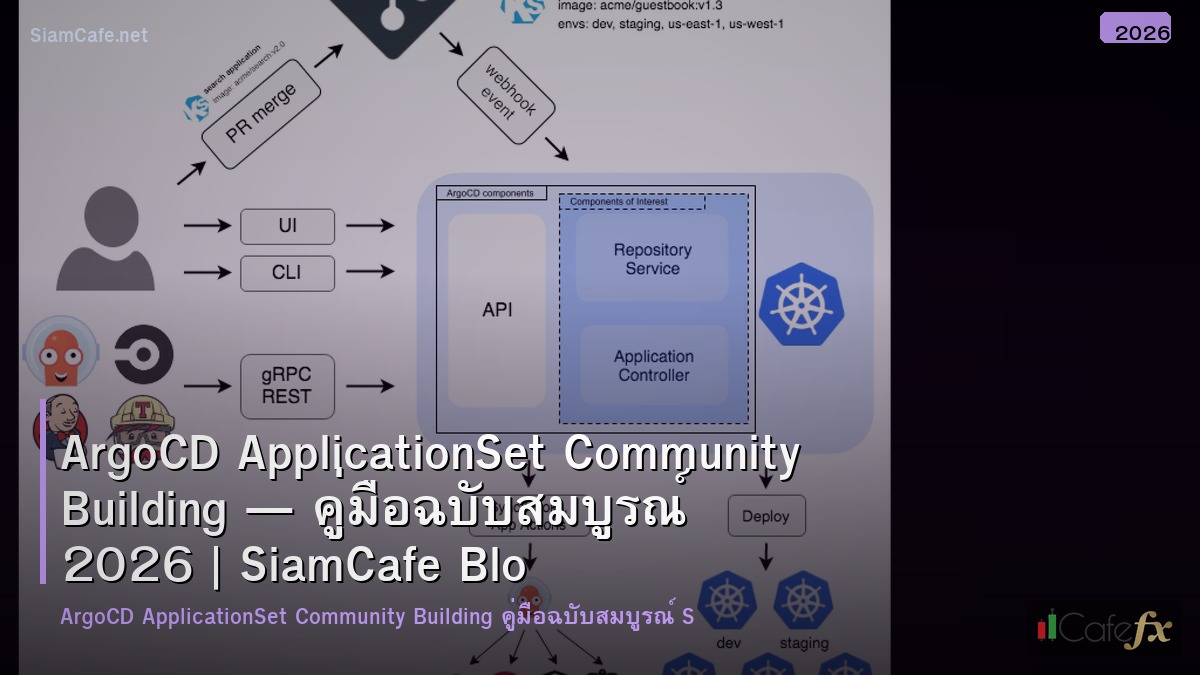 argocd applicationset community building
