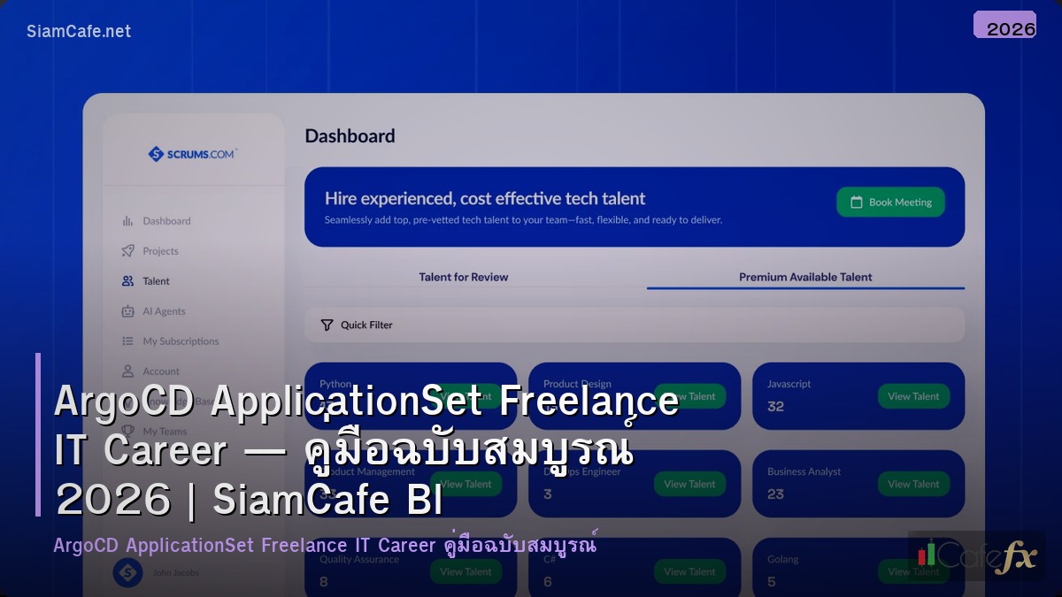 argocd applicationset freelance it career