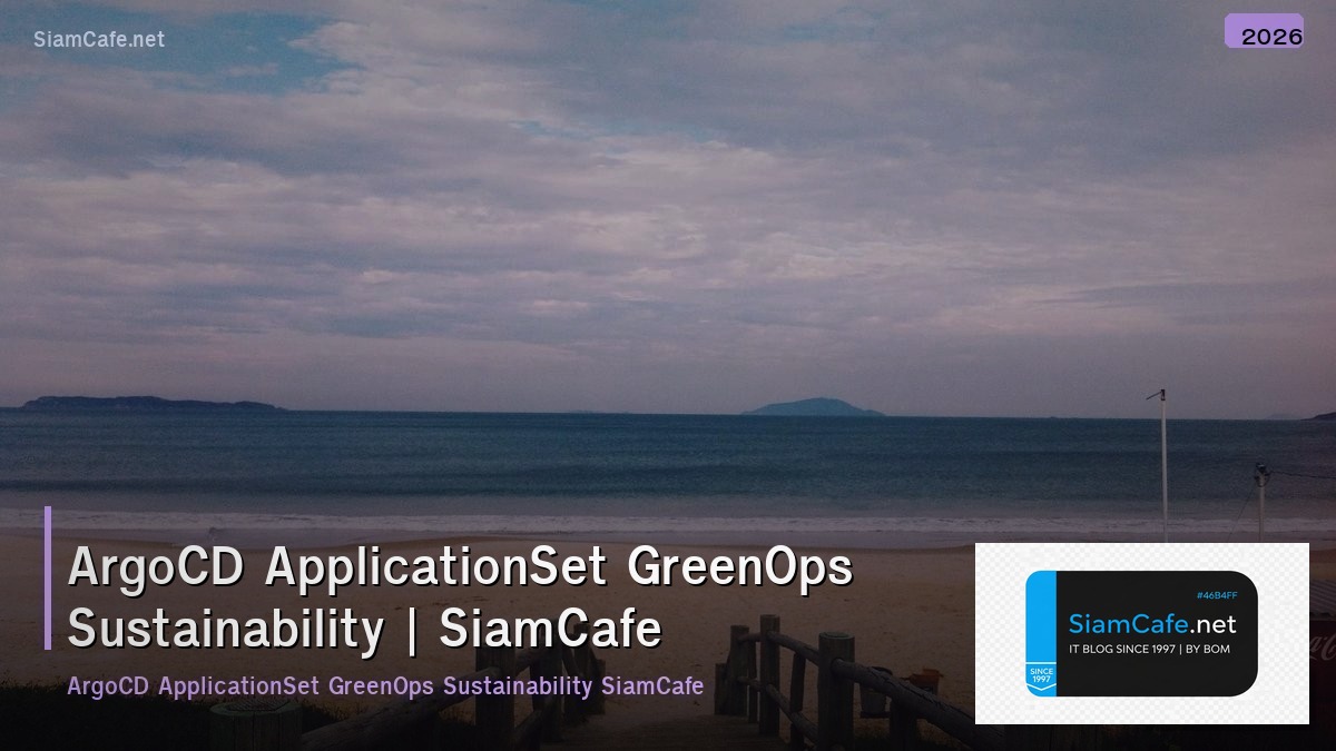 argocd applicationset greenops sustainability