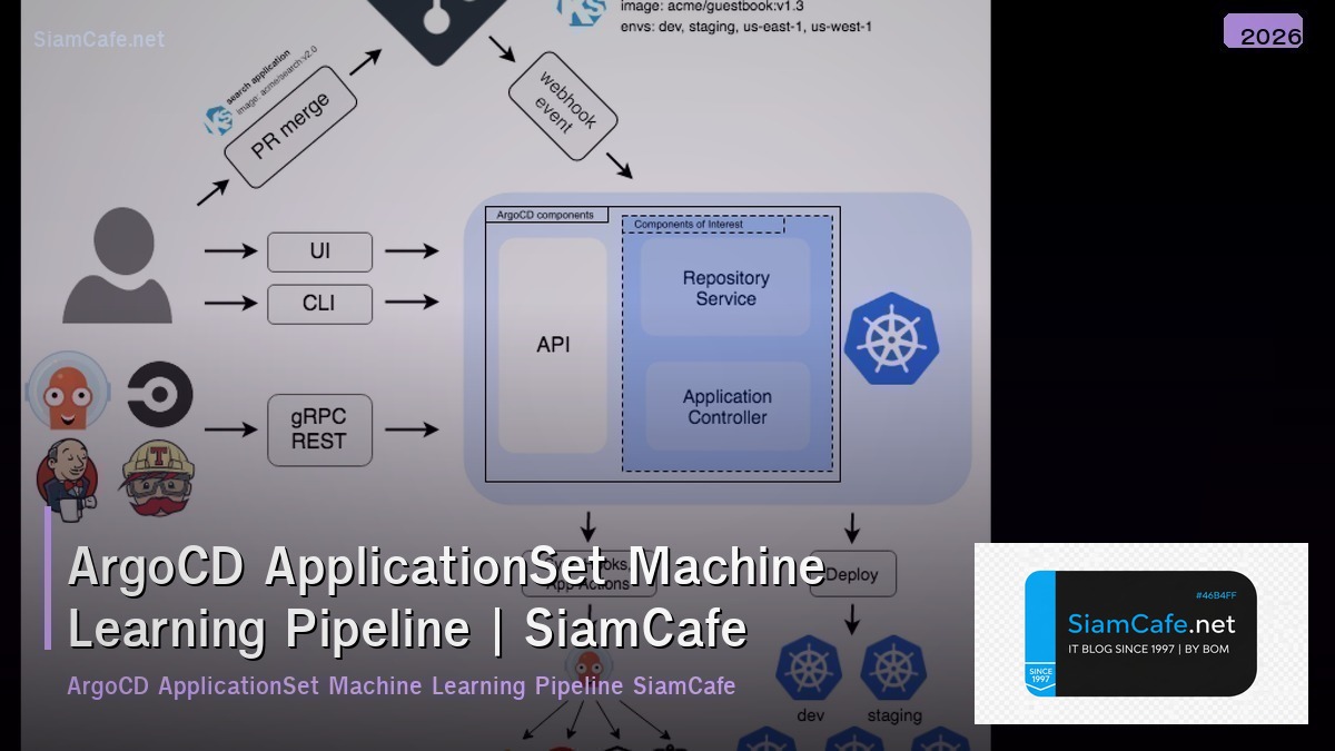 argocd applicationset machine learning pipeline