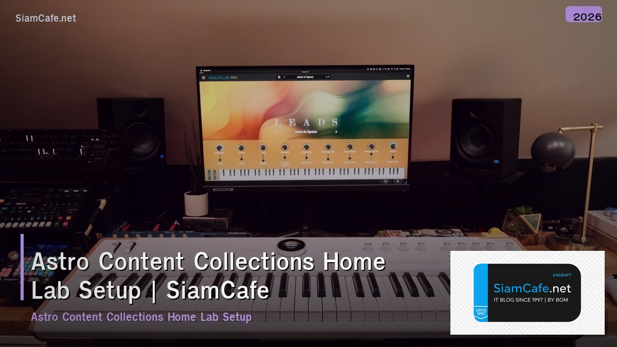 astro content collections home lab setup