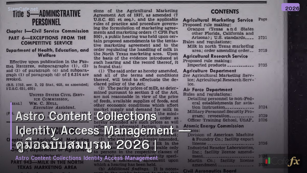 astro content collections identity access management