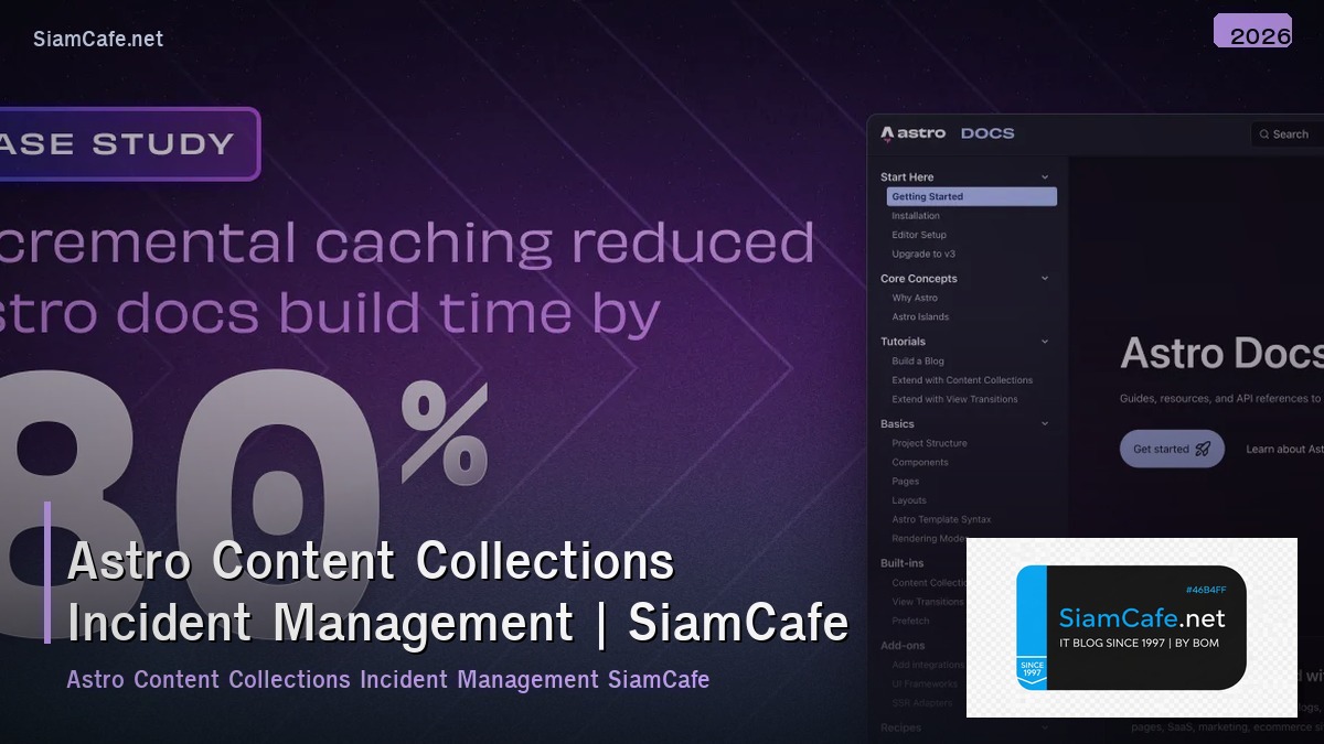 astro content collections incident management