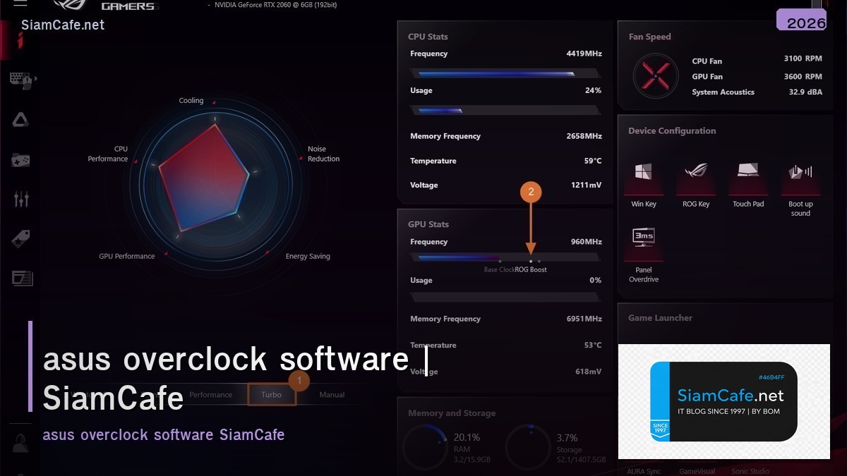 asus overclock software