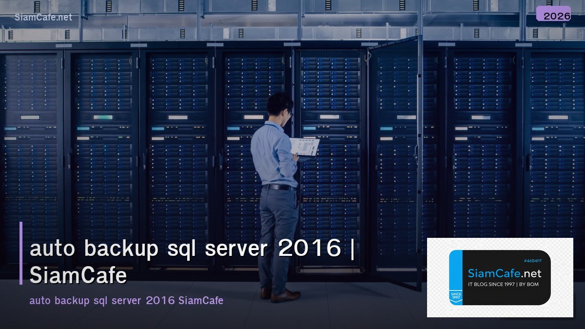 auto backup sql server 2016
