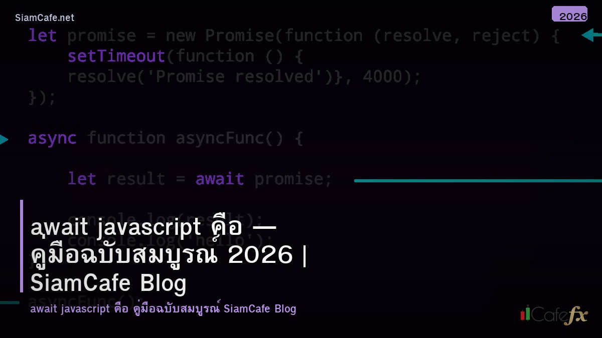 await javascript คอ