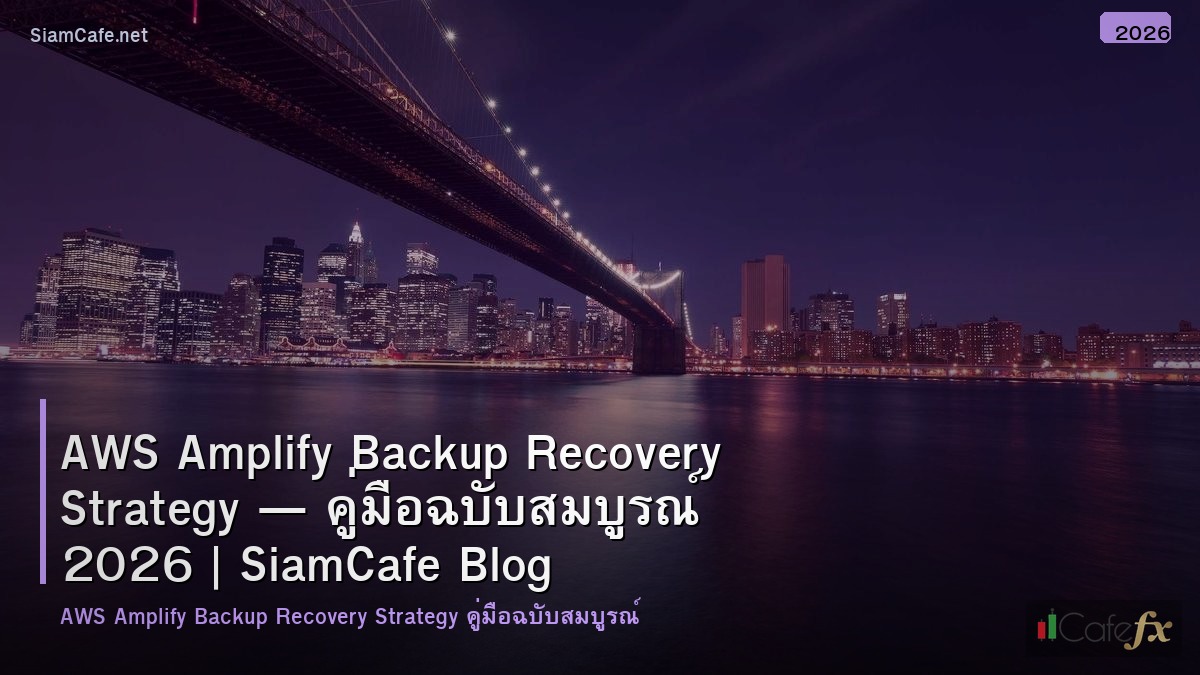 aws amplify backup recovery strategy