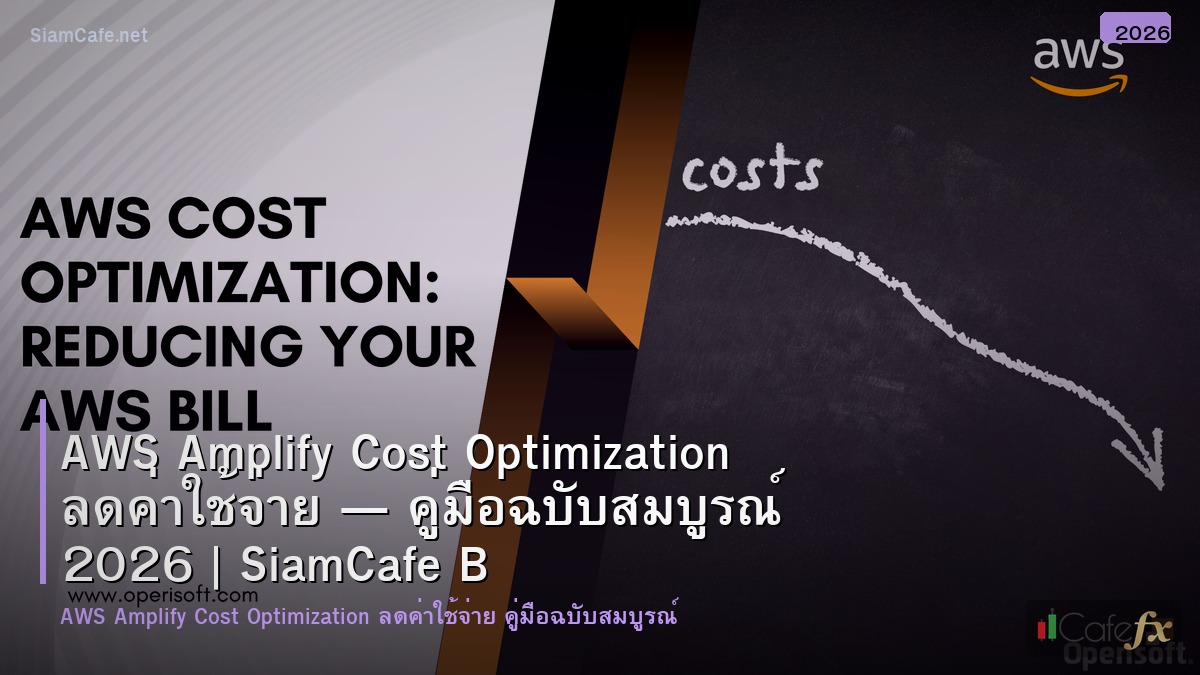 aws amplify cost optimization ลดคาใชจาย