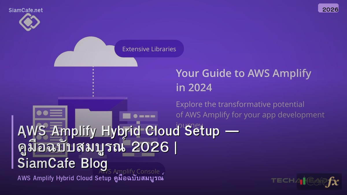aws amplify hybrid cloud setup