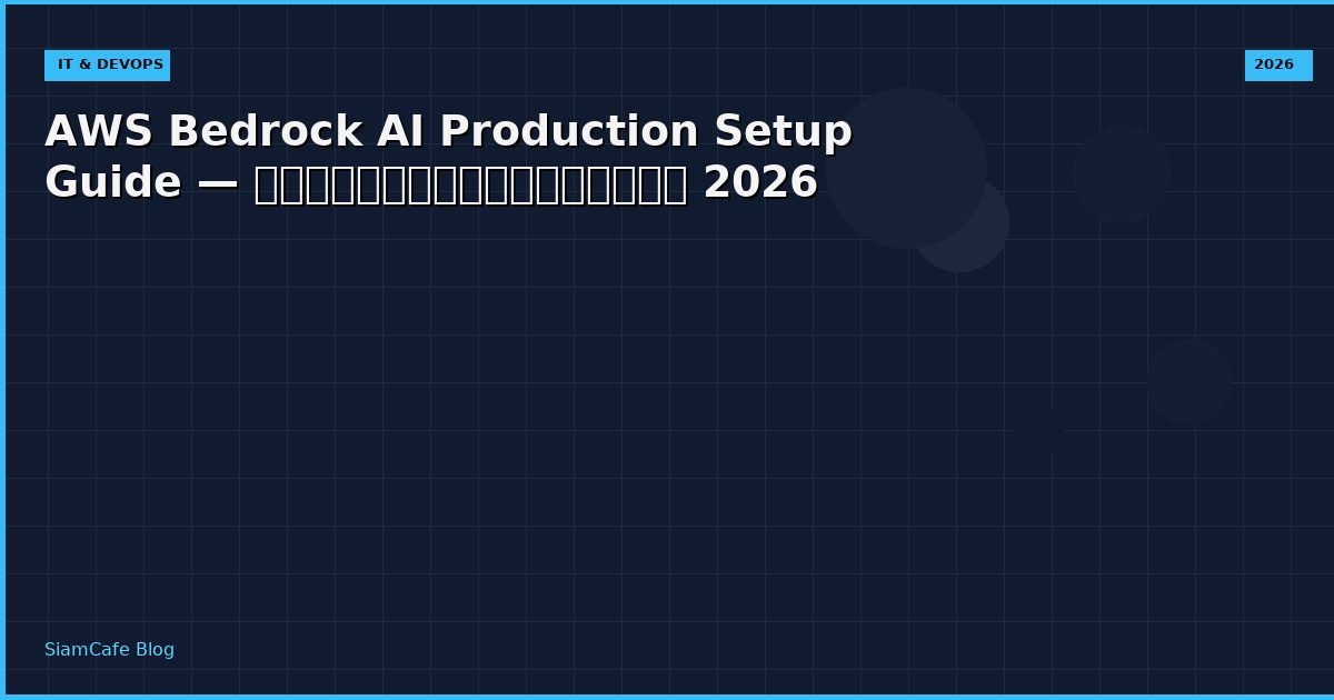 aws bedrock ai production setup guide