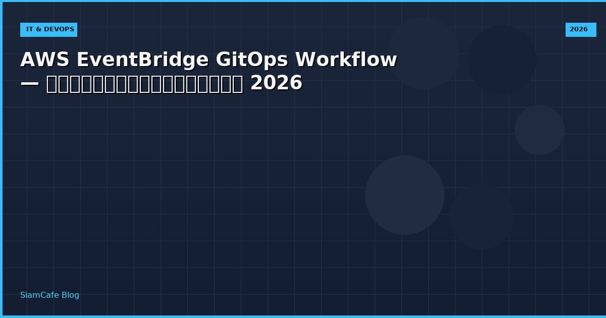 aws eventbridge gitops workflow