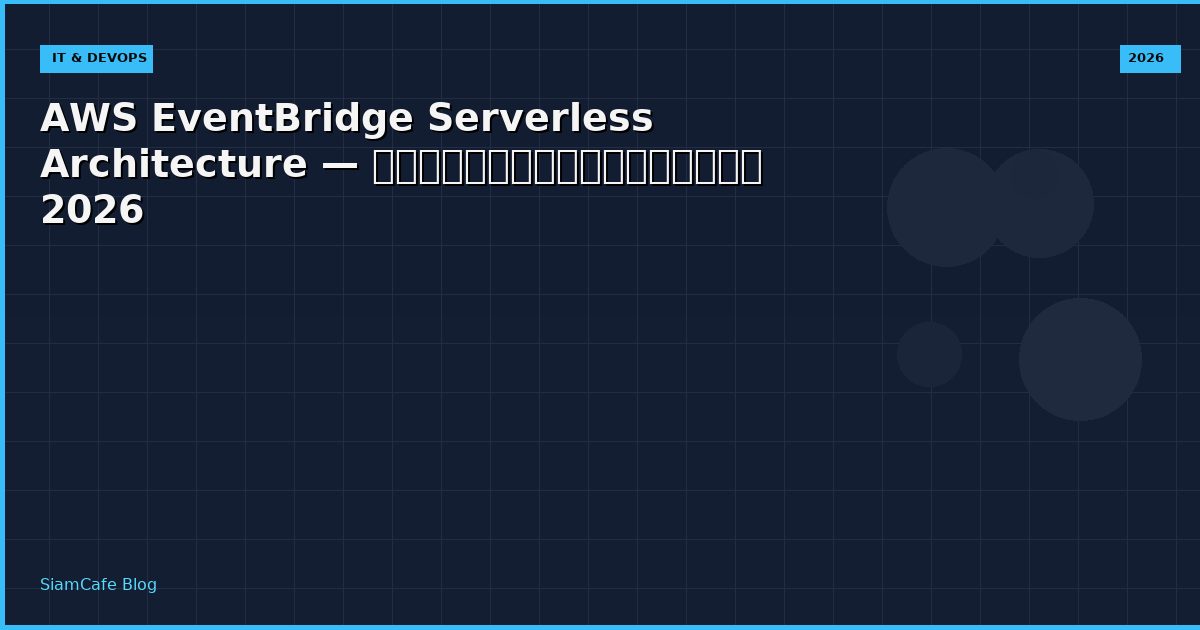 aws eventbridge serverless architecture