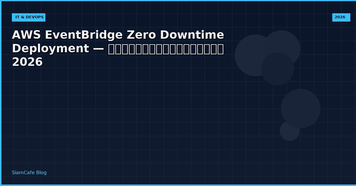 aws eventbridge zero downtime deployment
