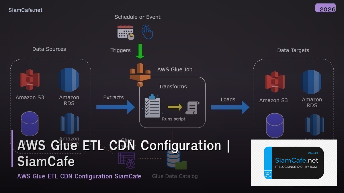 aws glue etl cdn configuration