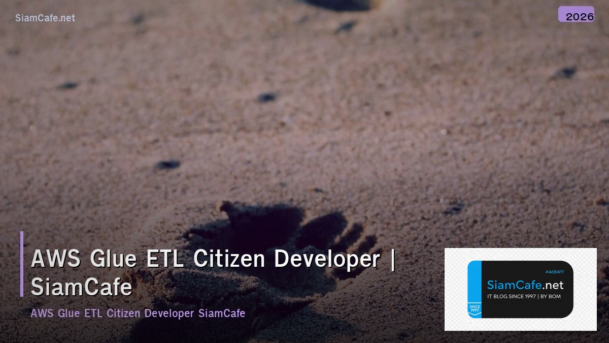 aws glue etl citizen developer