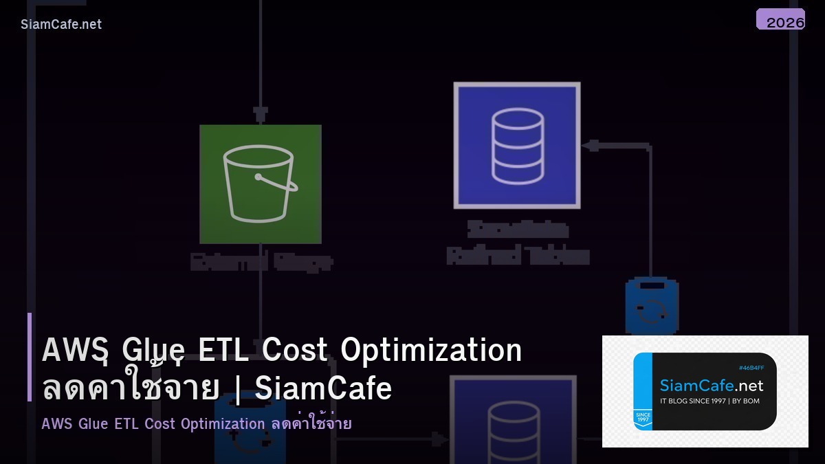 aws glue etl cost optimization ลดคาใชจาย