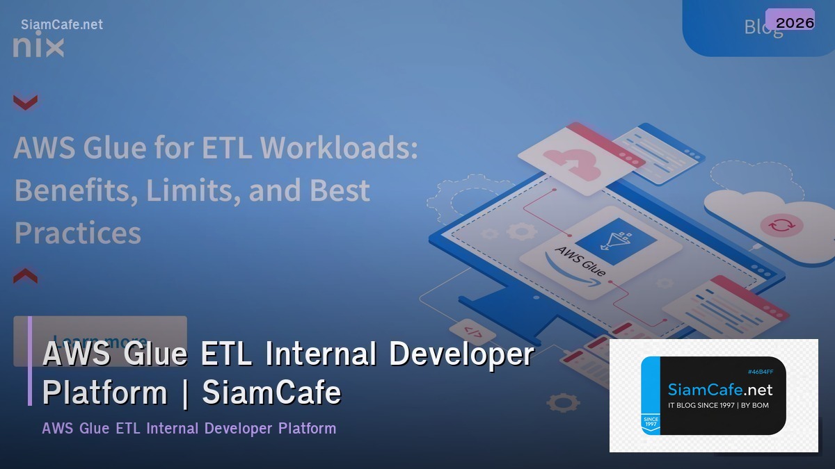 aws glue etl internal developer platform