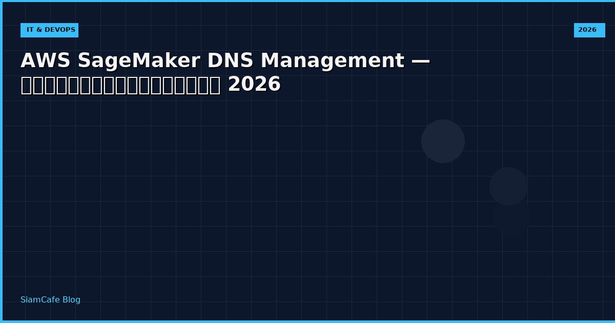 aws sagemaker dns management