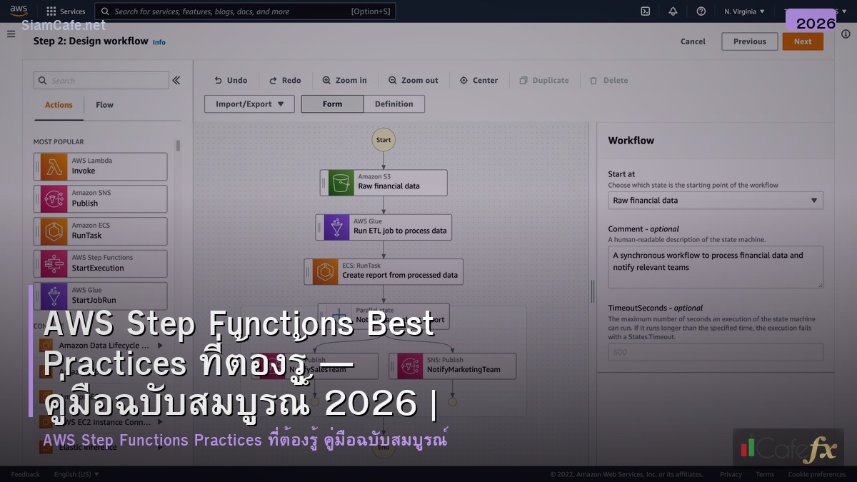 aws step functions best practices ทตองร