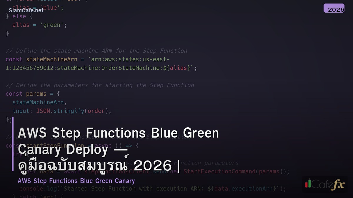 aws step functions blue green canary deploy