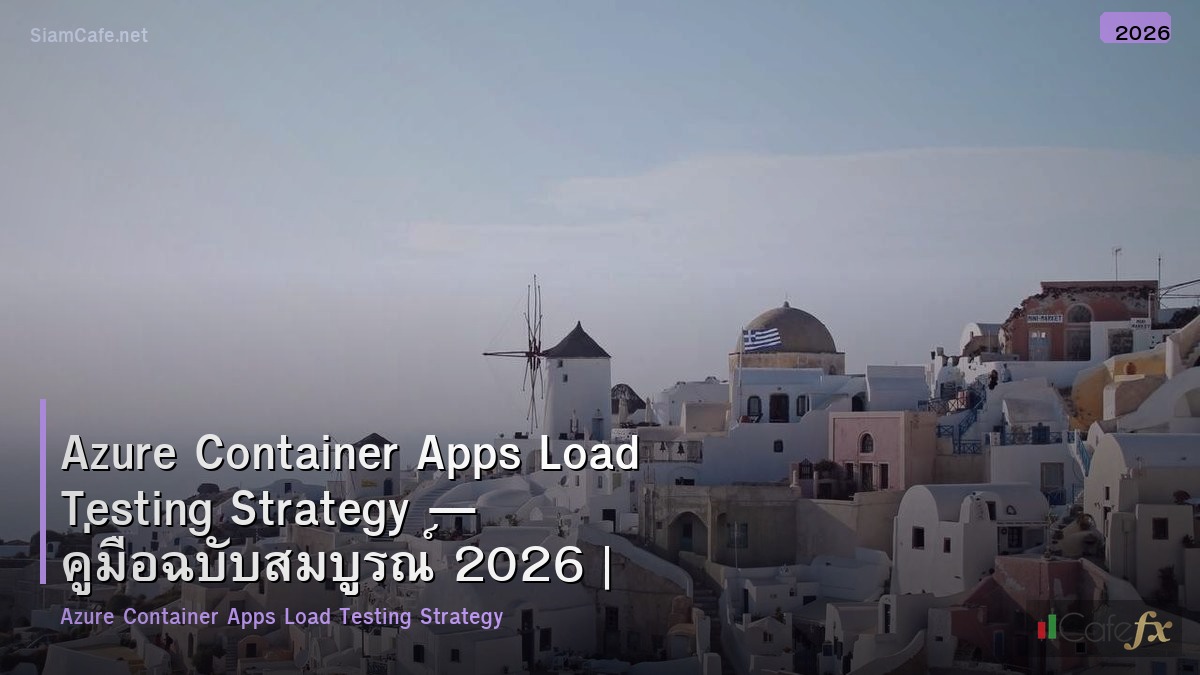 azure container apps load testing strategy