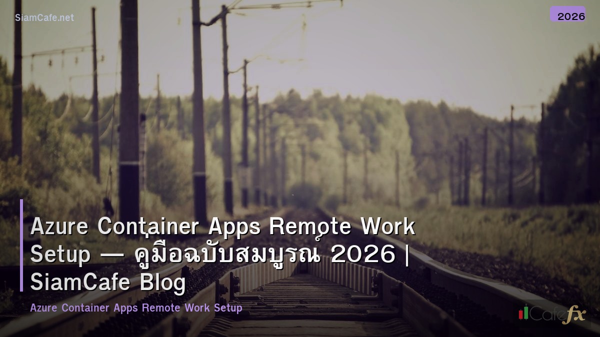 azure container apps remote work setup