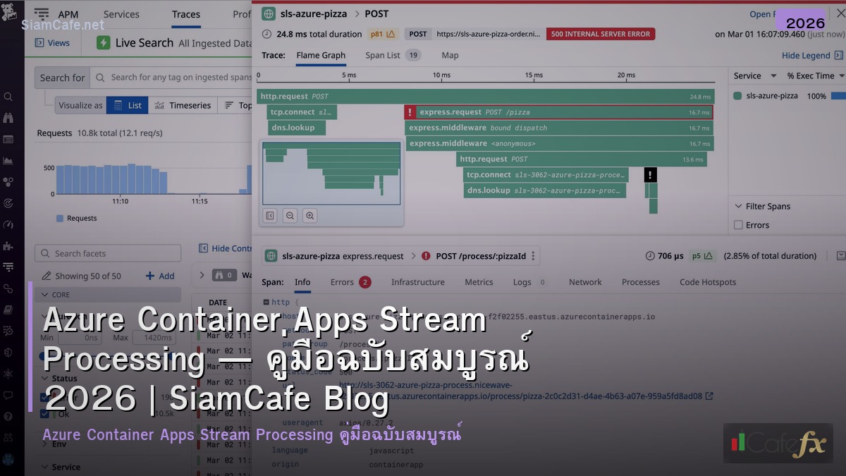 azure container apps stream processing
