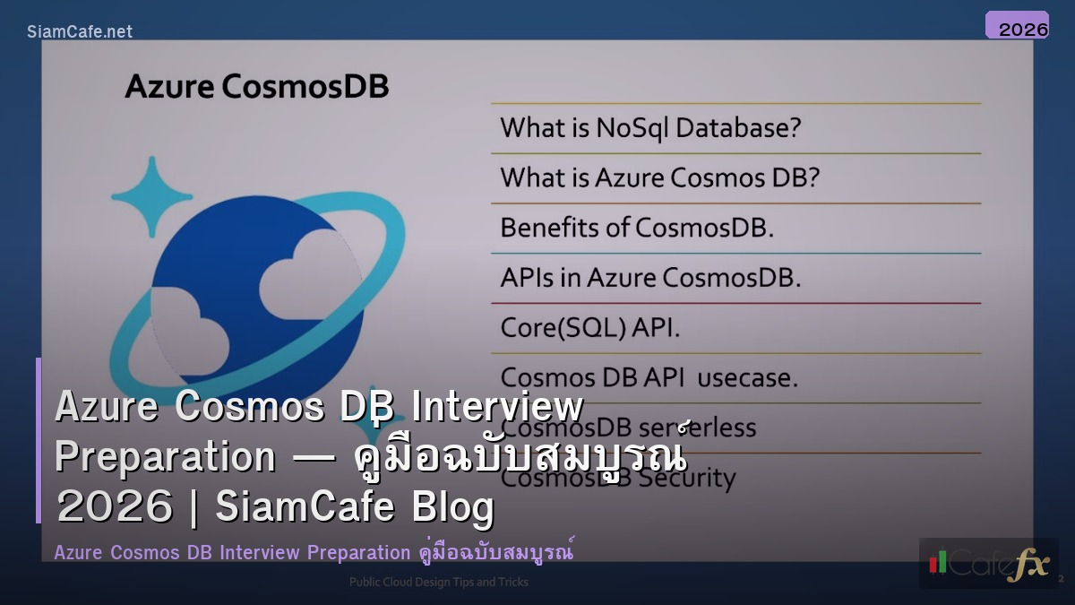 azure cosmos db interview preparation