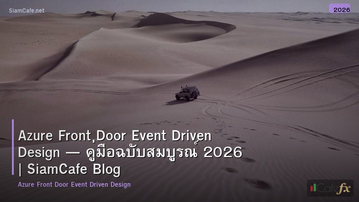 azure front door event driven design