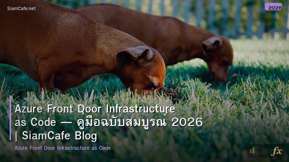 azure front door infrastructure as code