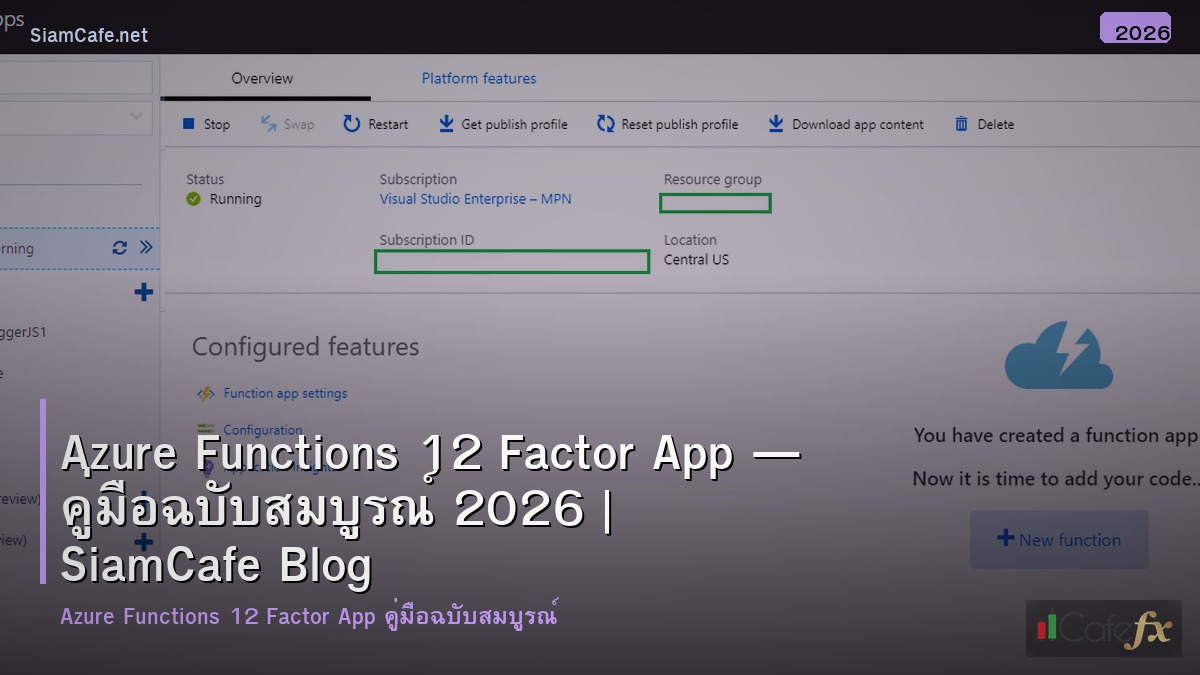 azure functions 12 factor app