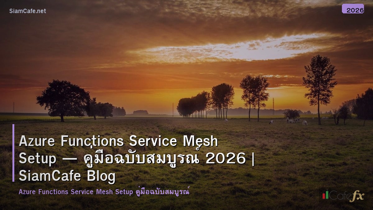 azure functions service mesh setup