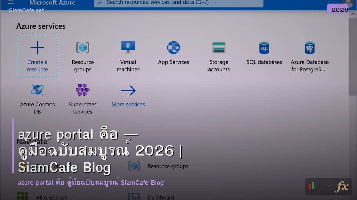 azure portal คอ