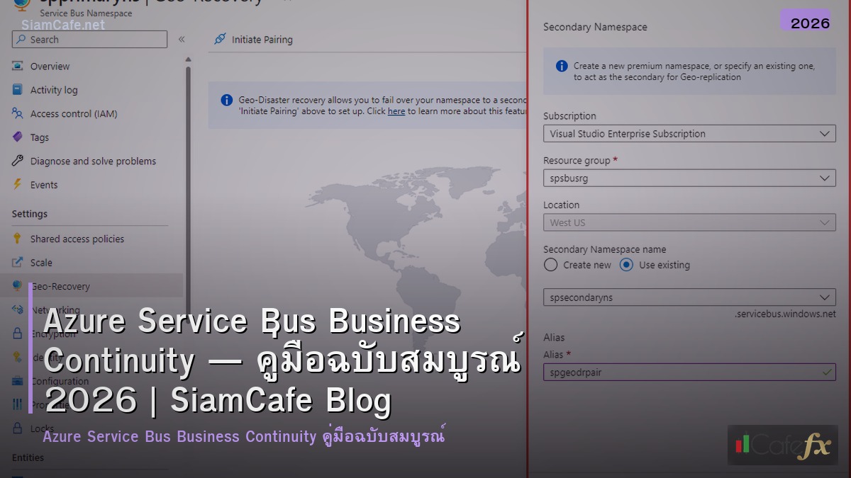 azure service bus business continuity
