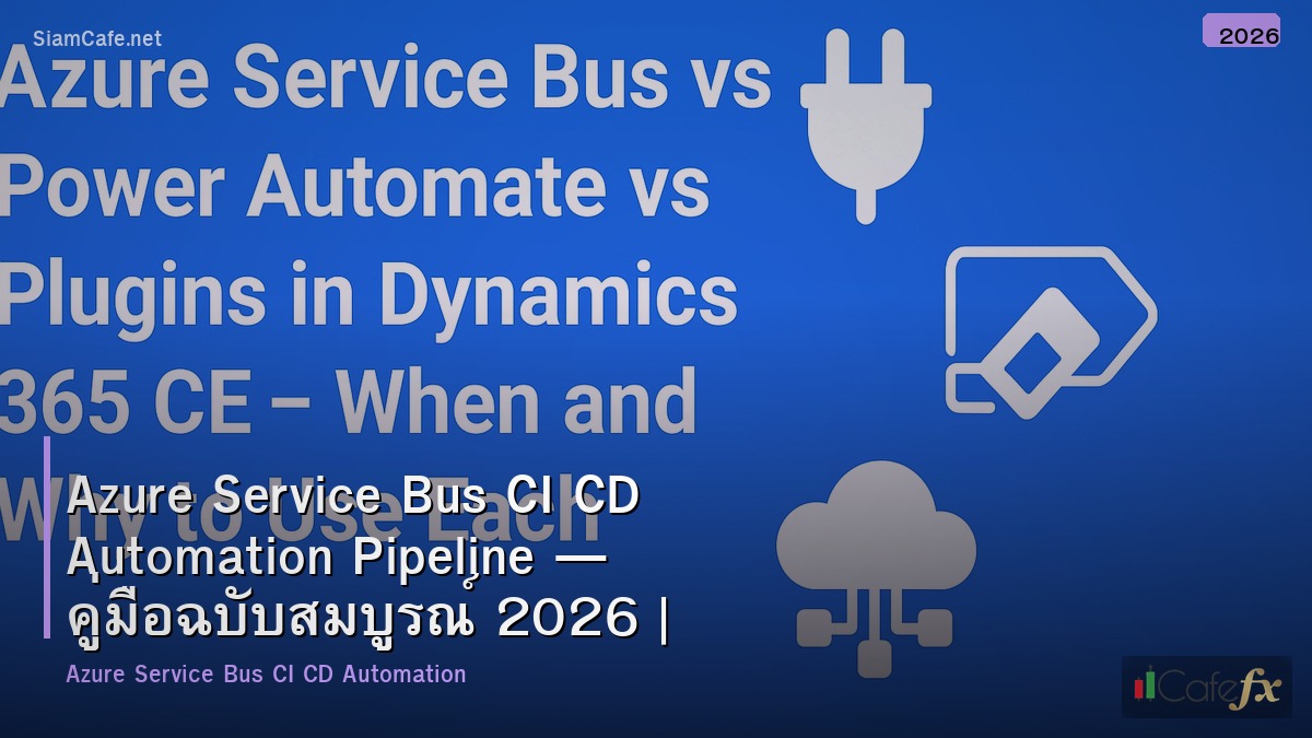 azure service bus ci cd automation pipeline