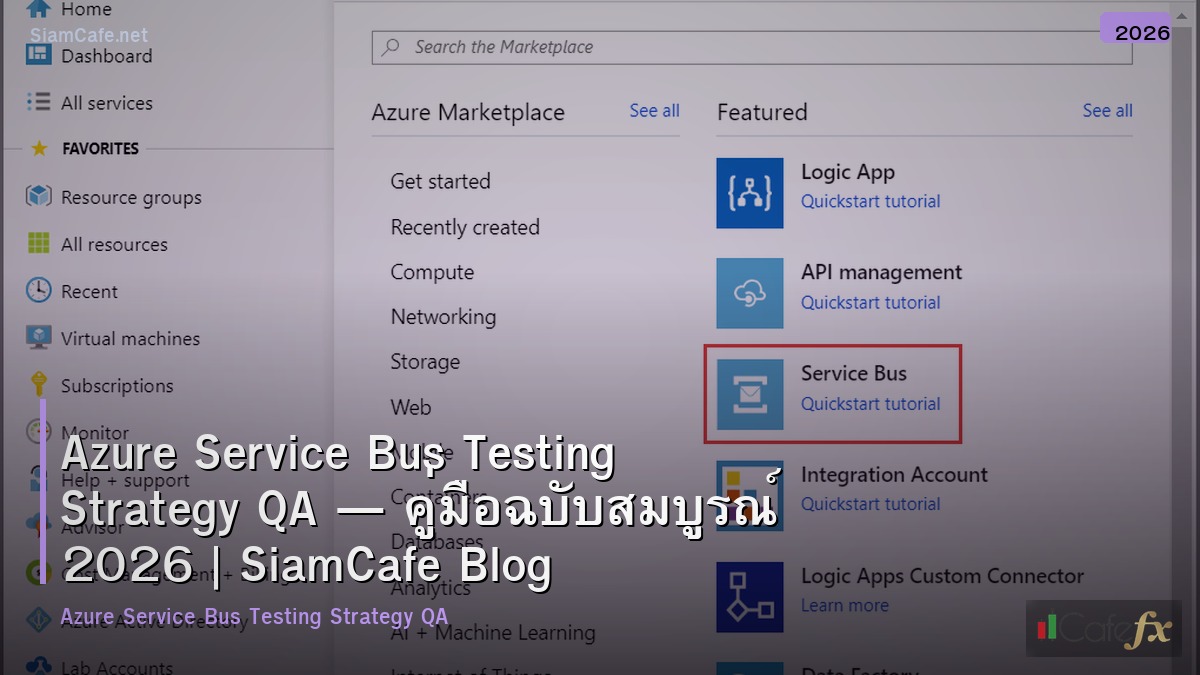 azure service bus testing strategy qa